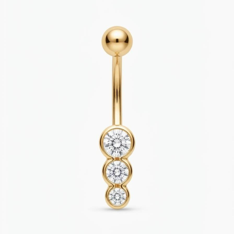 Piercing shine ombelico
