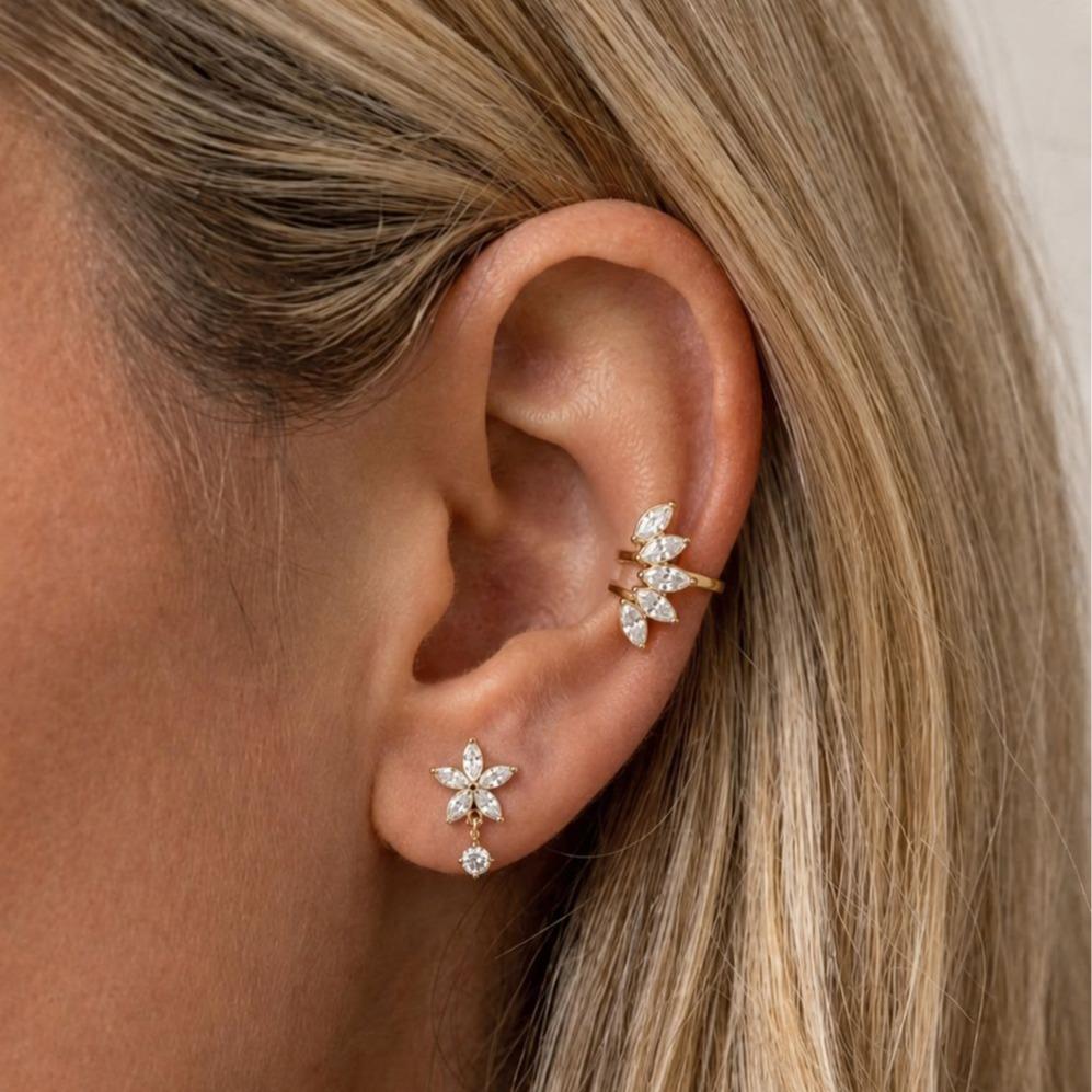 EARCUFF LOTUS BIG