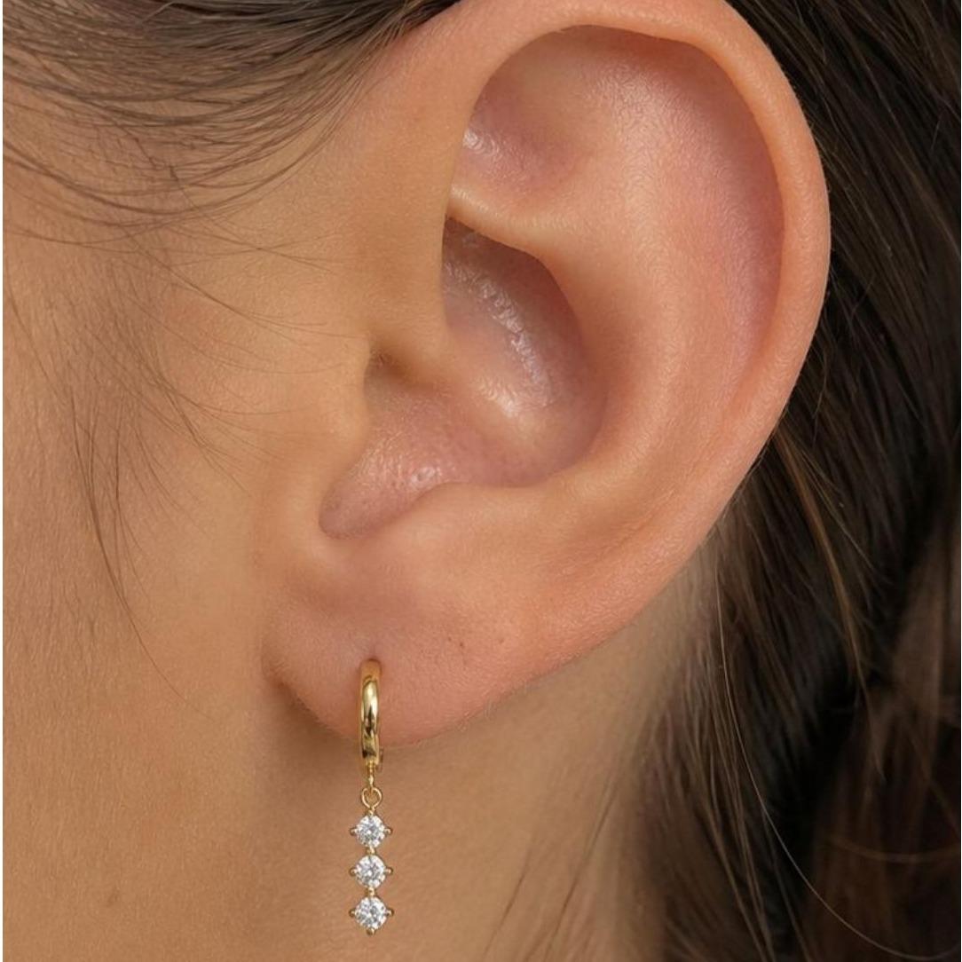 ORECCHINO HOOP TRIPLETTE