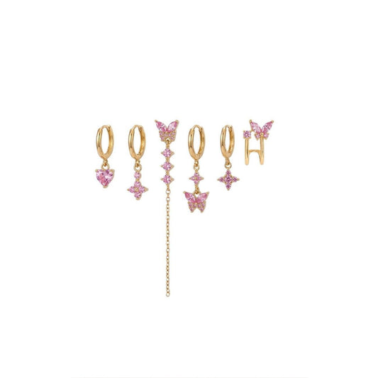 SET ORECCHINI BUTTERFLY