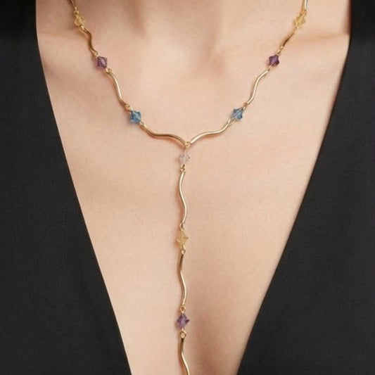 COLLANA WAVE PENDANT PERSONALIZZABILE