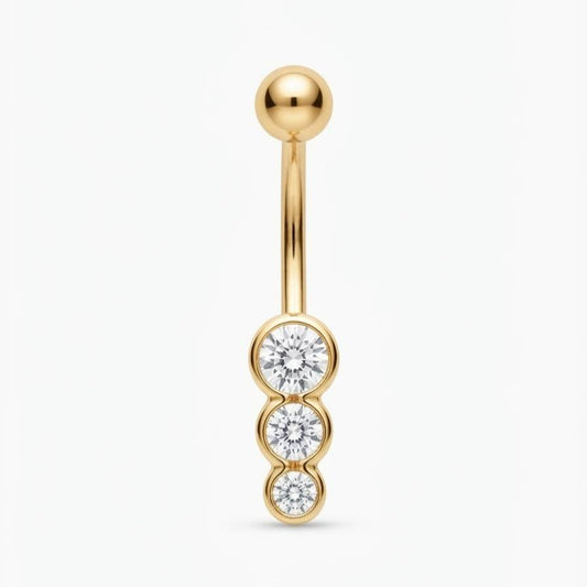 Piercing shine ombelico