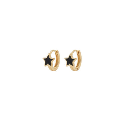 ORECCHINI MINI HOOP STAR