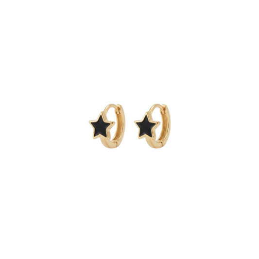 ORECCHINI MINI HOOP STAR