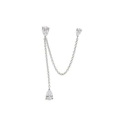 ORECCHINO DROP CHAIN