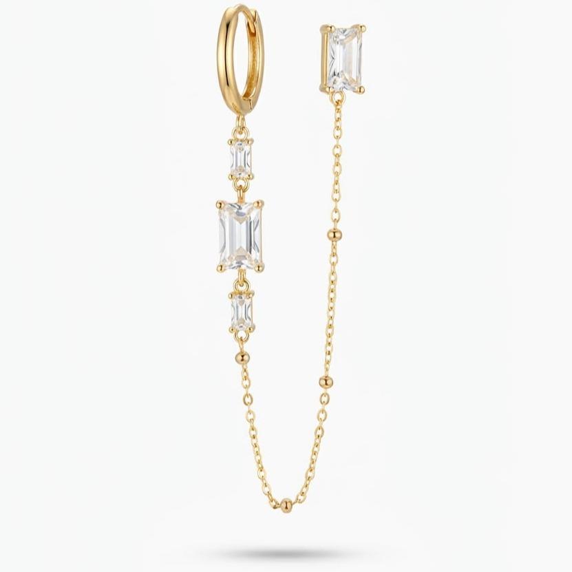 ORECCHINO CHAIN BAGUETTE