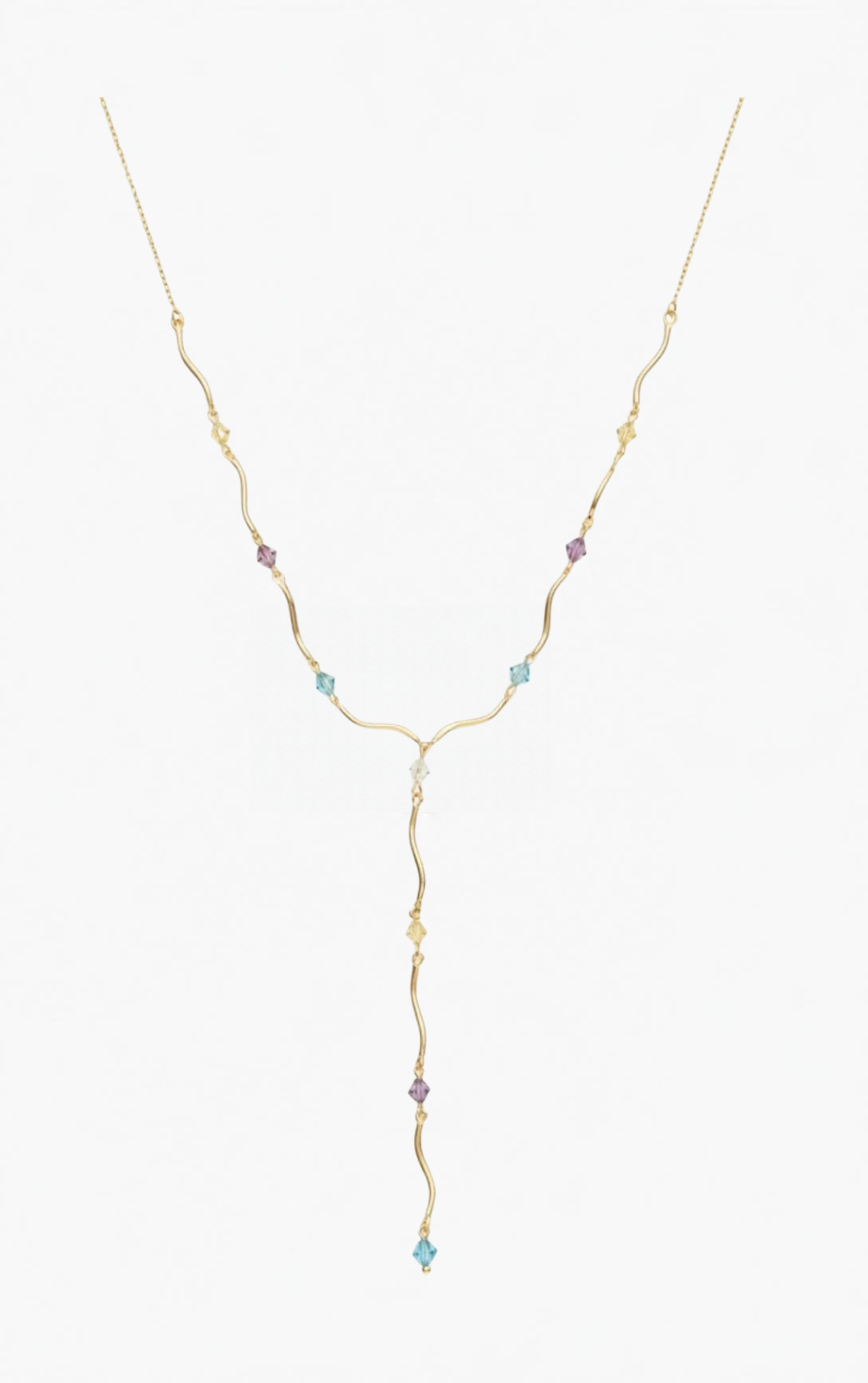 COLLANA WAVE PENDANT PERSONALIZZABILE