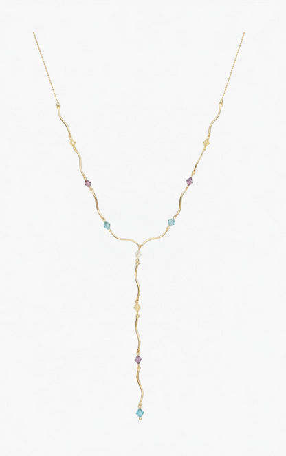 COLLANA WAVE PENDANT PERSONALIZZABILE