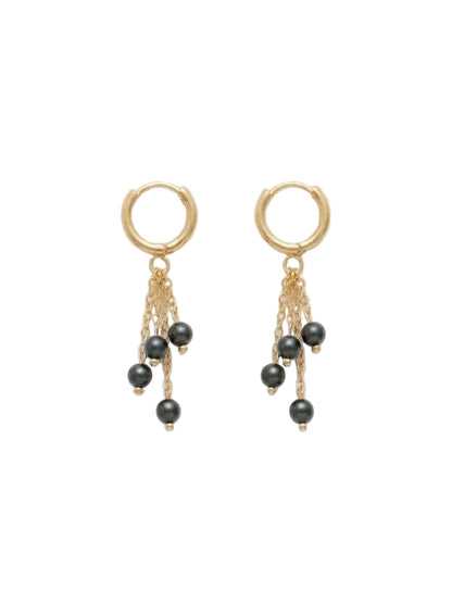 ORECCHINI HOOP PREMIUM PEARL