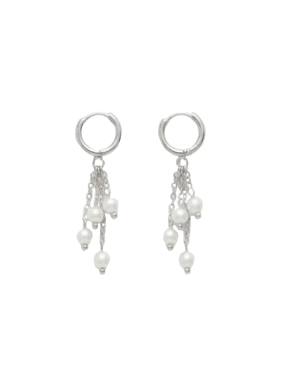 ORECCHINI HOOP PREMIUM PEARL