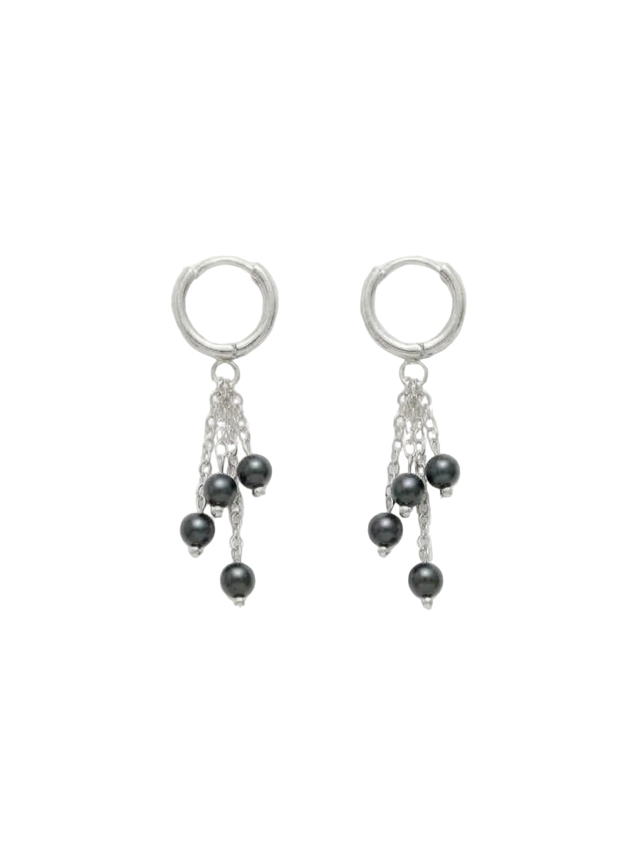ORECCHINI HOOP PREMIUM PEARL