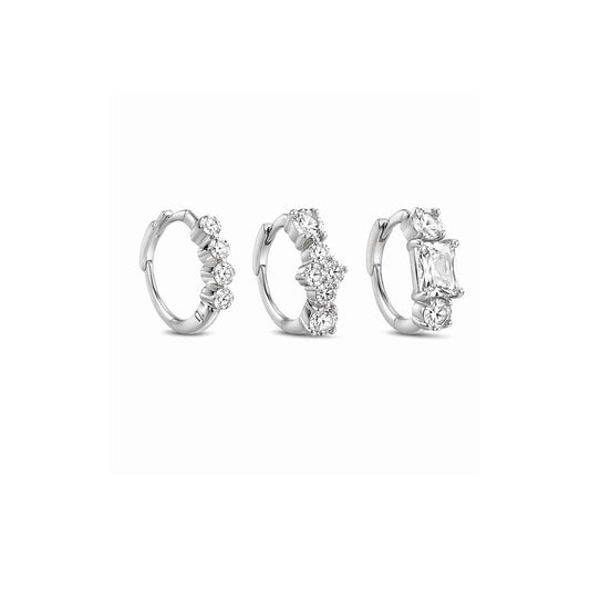 ORECCHINO HOOP SPARKLE