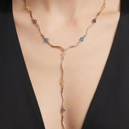 COLLANA WAVE PENDANT PERSONALIZZABILE