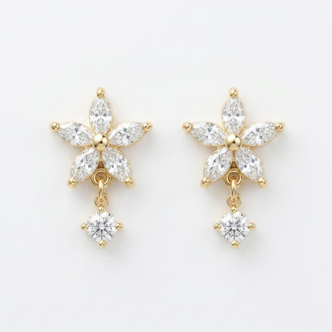 ORECCHINI FLOWER DOT