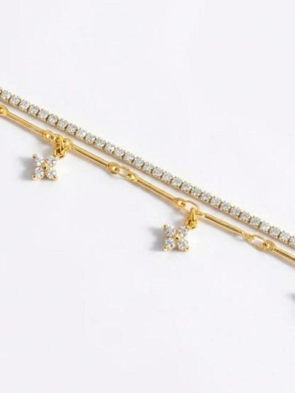 BRACCIALE TENNIS FLORA