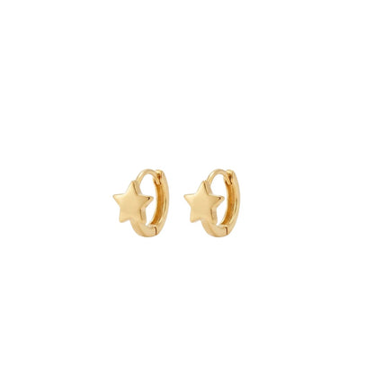 ORECCHINI MINI HOOP STAR