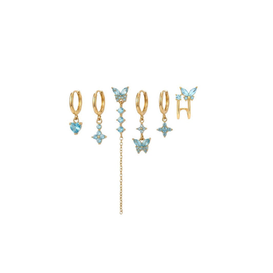 SET ORECCHINI BUTTERFLY